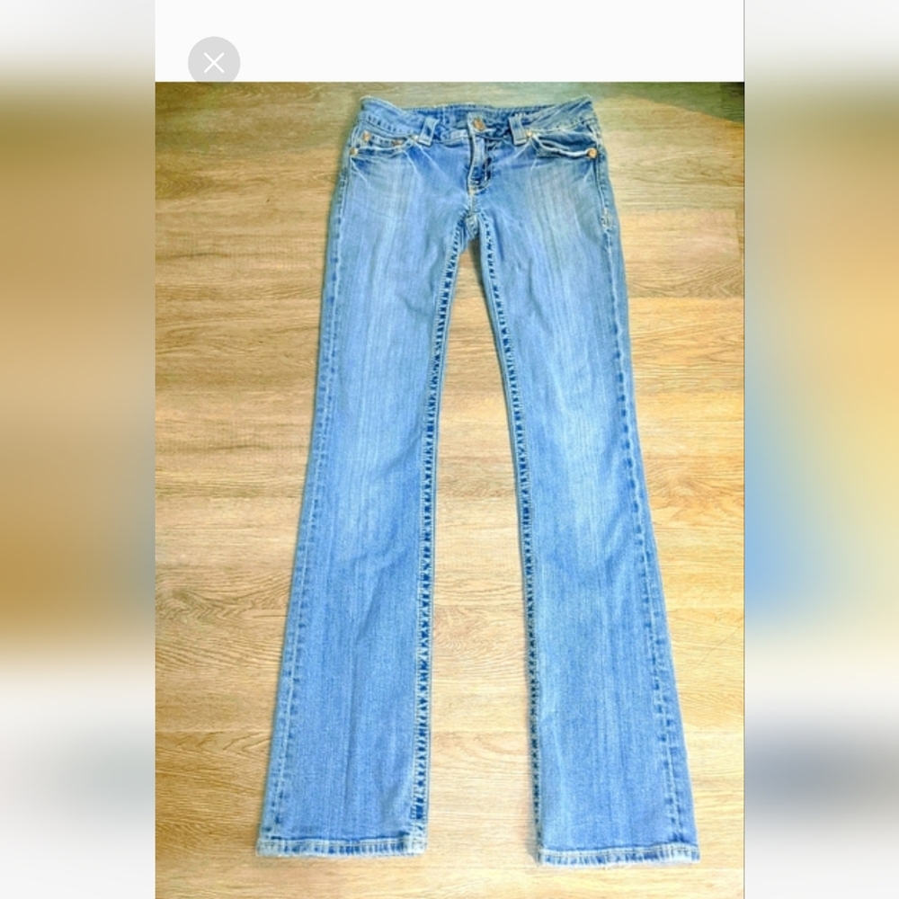 Miss Me Light Wash Boot Cut Jeans Size 27